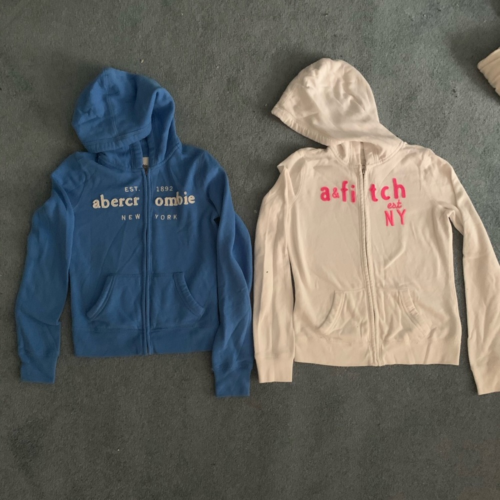 Abercrombie kids zip up sweatshirts (2)